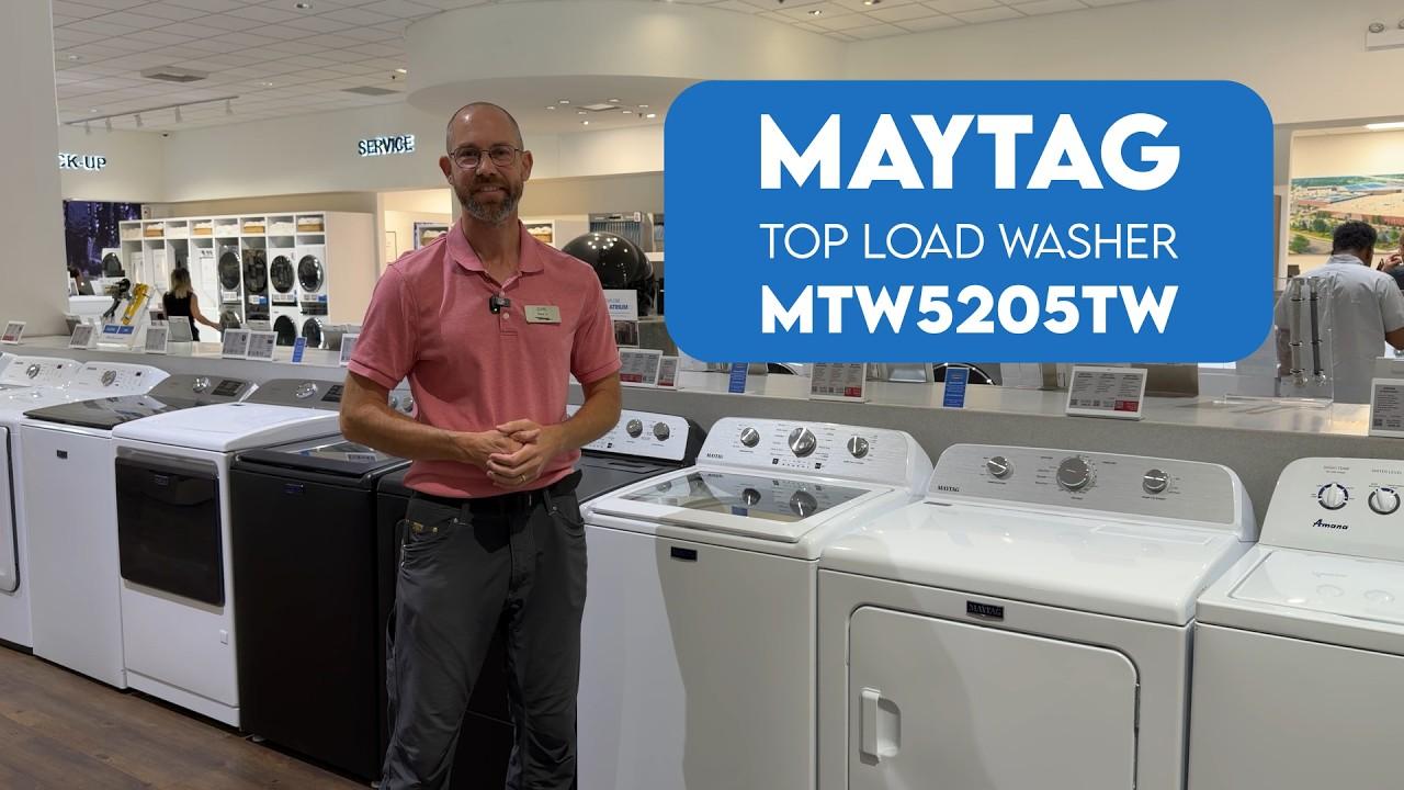 Watch Maytag Top-Load Washer - MTW5205TW