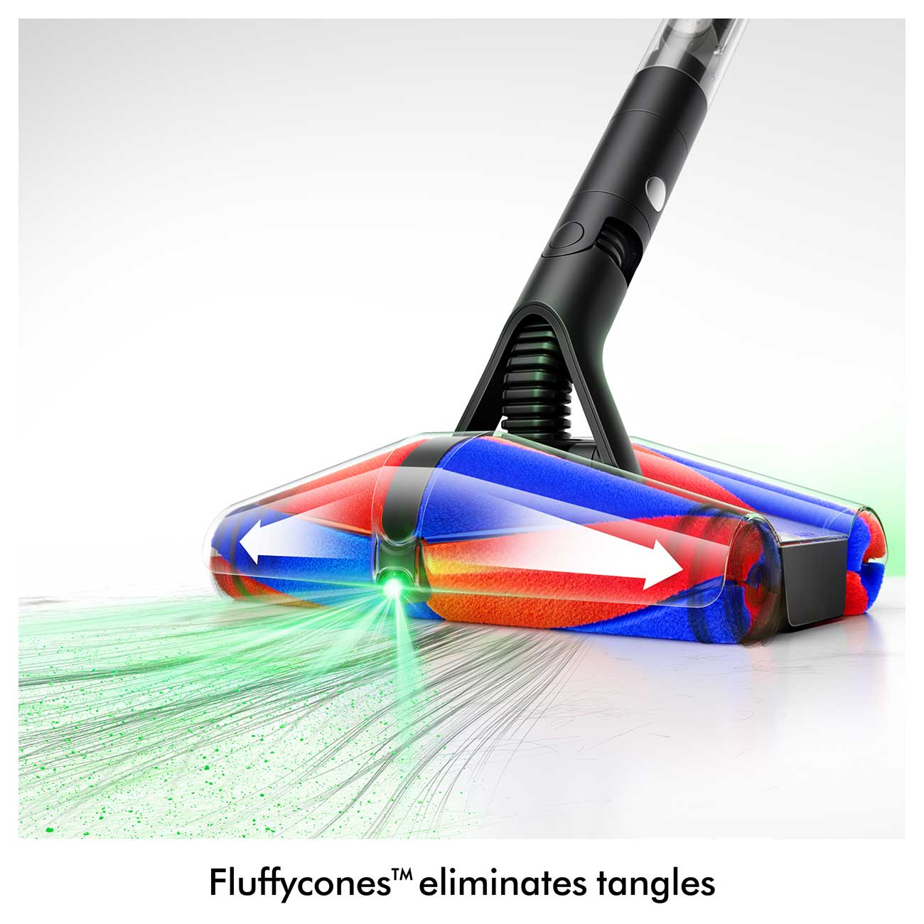Dyson PencilVac Fluffycones Cordless Stick Vacuum FluffyCones Detail