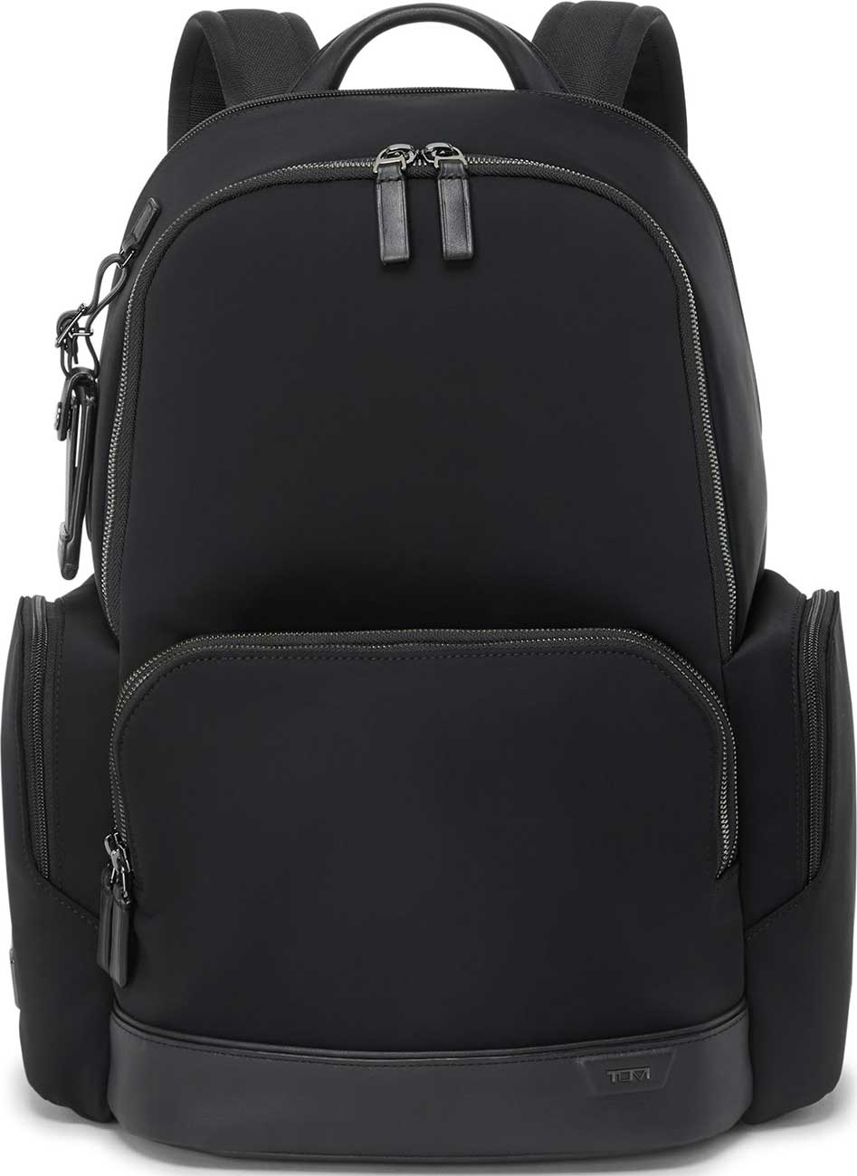 Front view of TUMI Backpack in Midnight Black