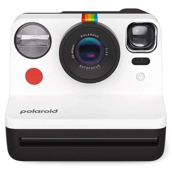 The Polaroid Now Generation 2 instant camera in white