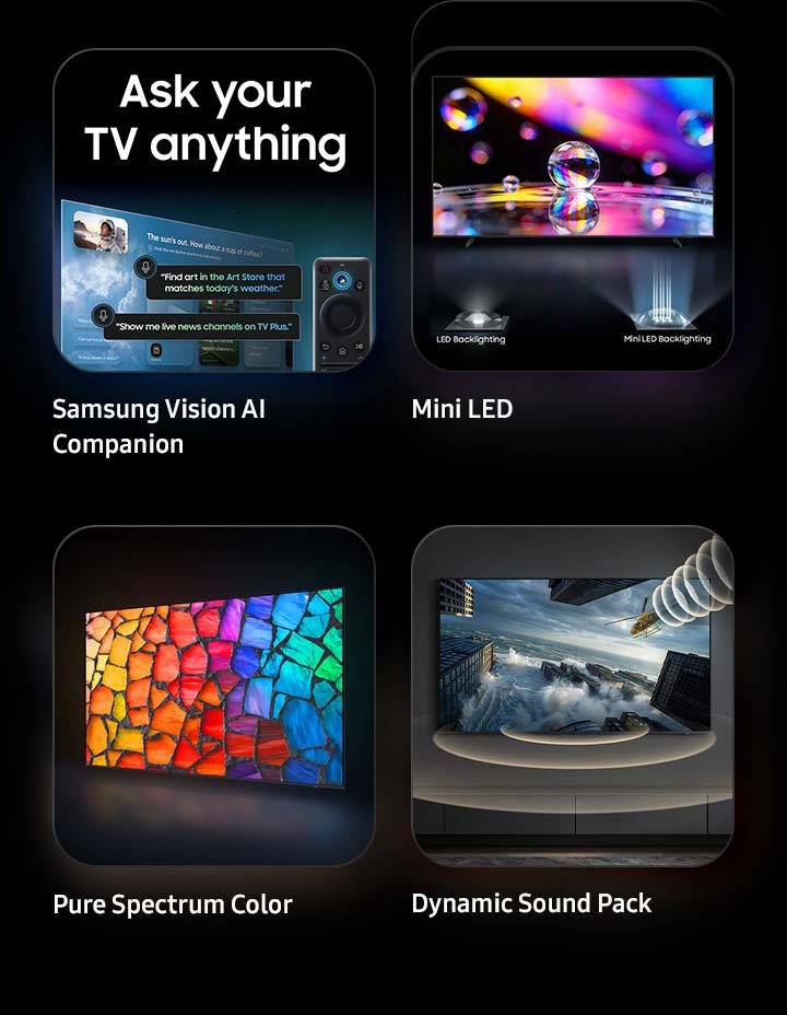 Infographic View of Samsung Tv Features