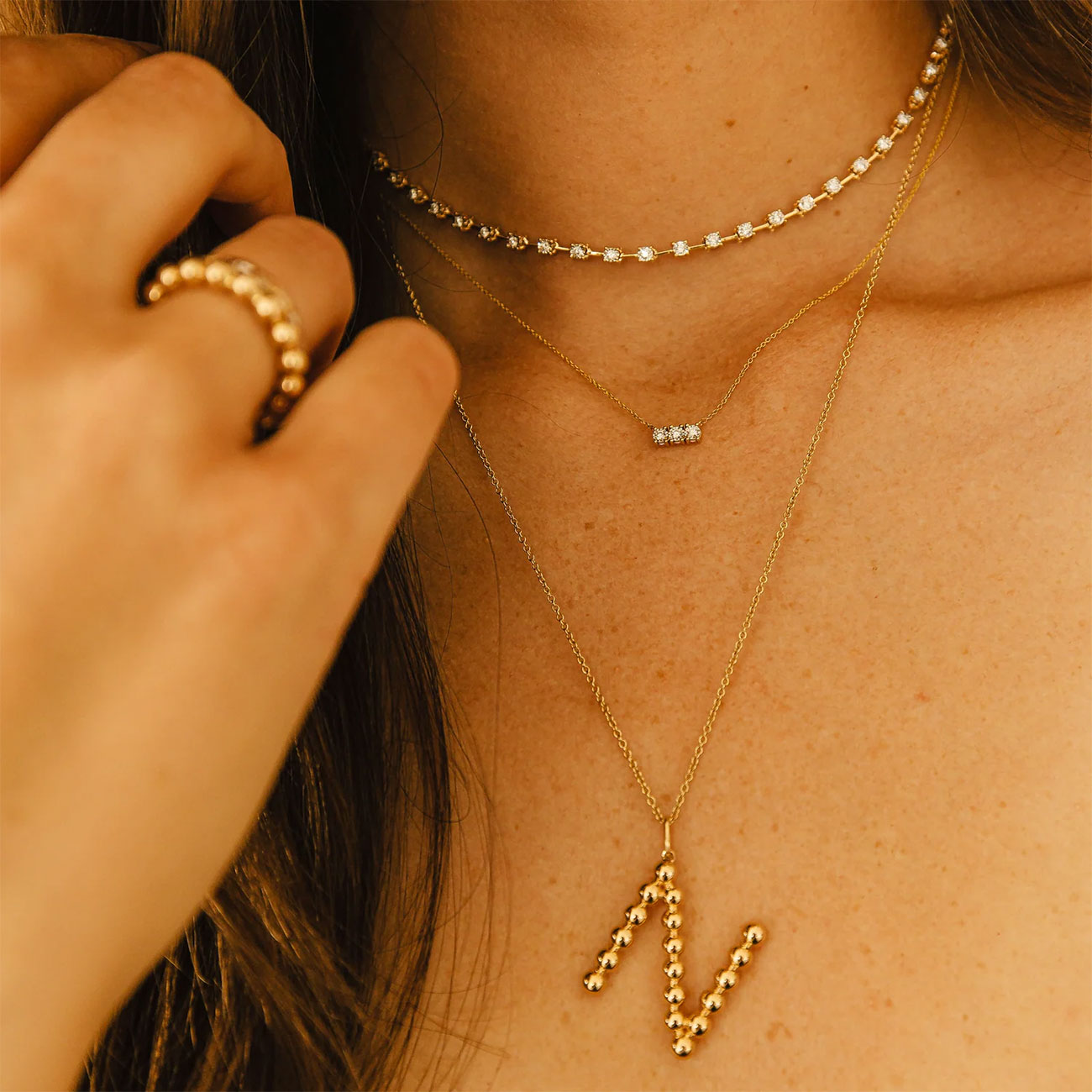 Dana Rebecca Designs - N3693-YG-16-18 - Necklaces
