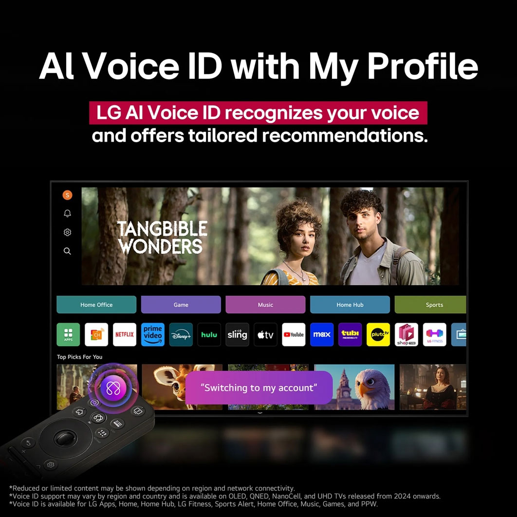 View Of AI Voice ID Feature