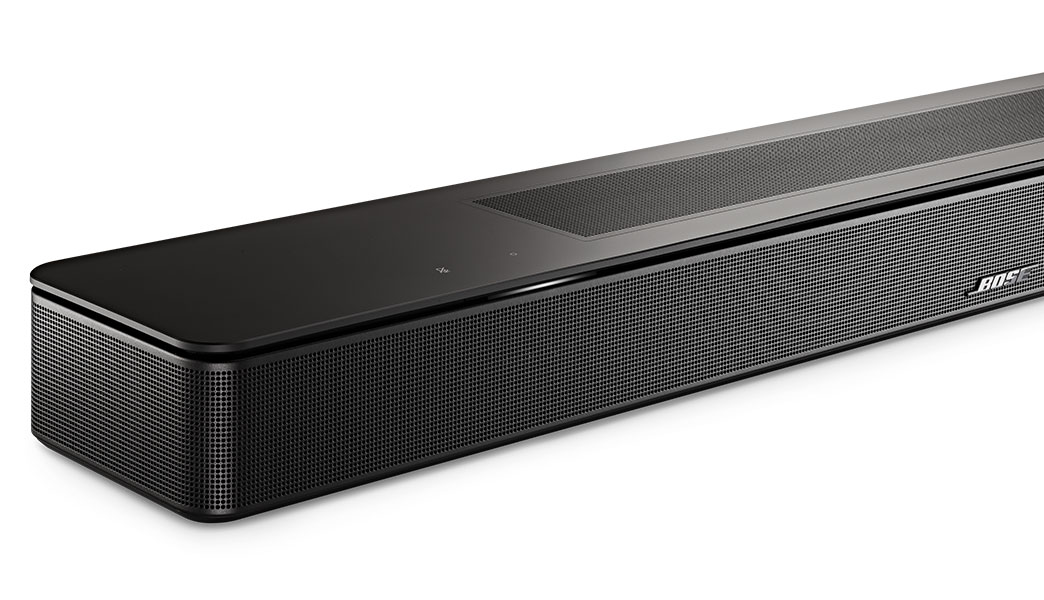 Close Up View Of Soundbar Speakers