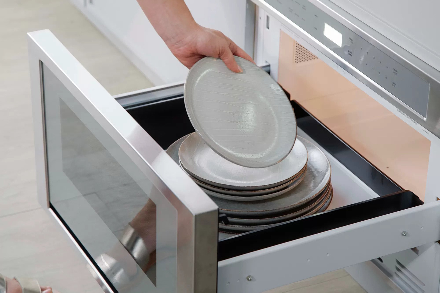 Thermador 24" Stainless MicroDrawer Microwave MD24WS Abt