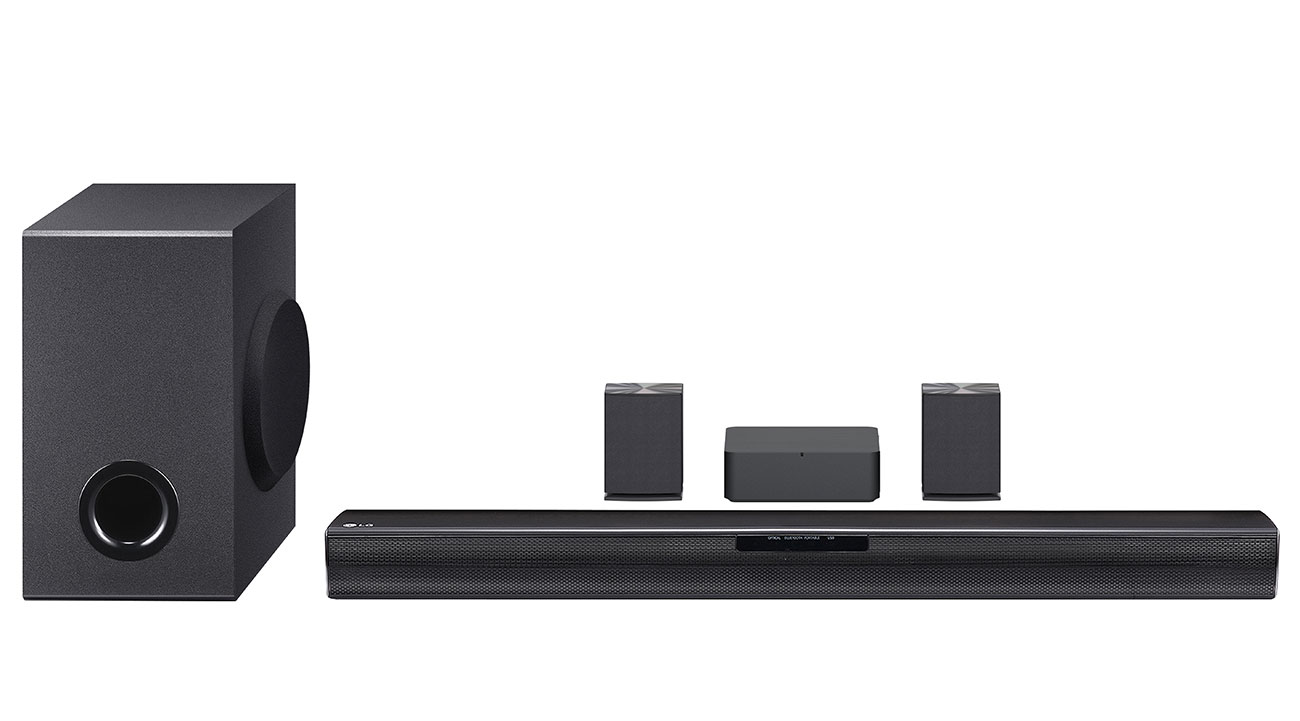 LG Sound Bar 4.1 Channel with Rear Speaker Kit - SQC4R.DUSALLK