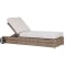 Sunset West Havana Adjustable Chaise in Canvas Flax Sunbrella | Aged Tobacco
