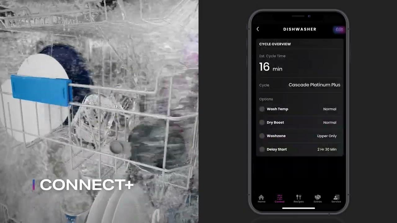 Watch GE Profile Dishwasher  Smart Features Powered by SmartHQ