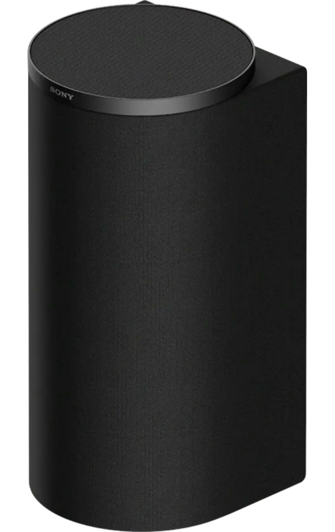 Front Angled View of Sony Soundbar Satellite Speaker