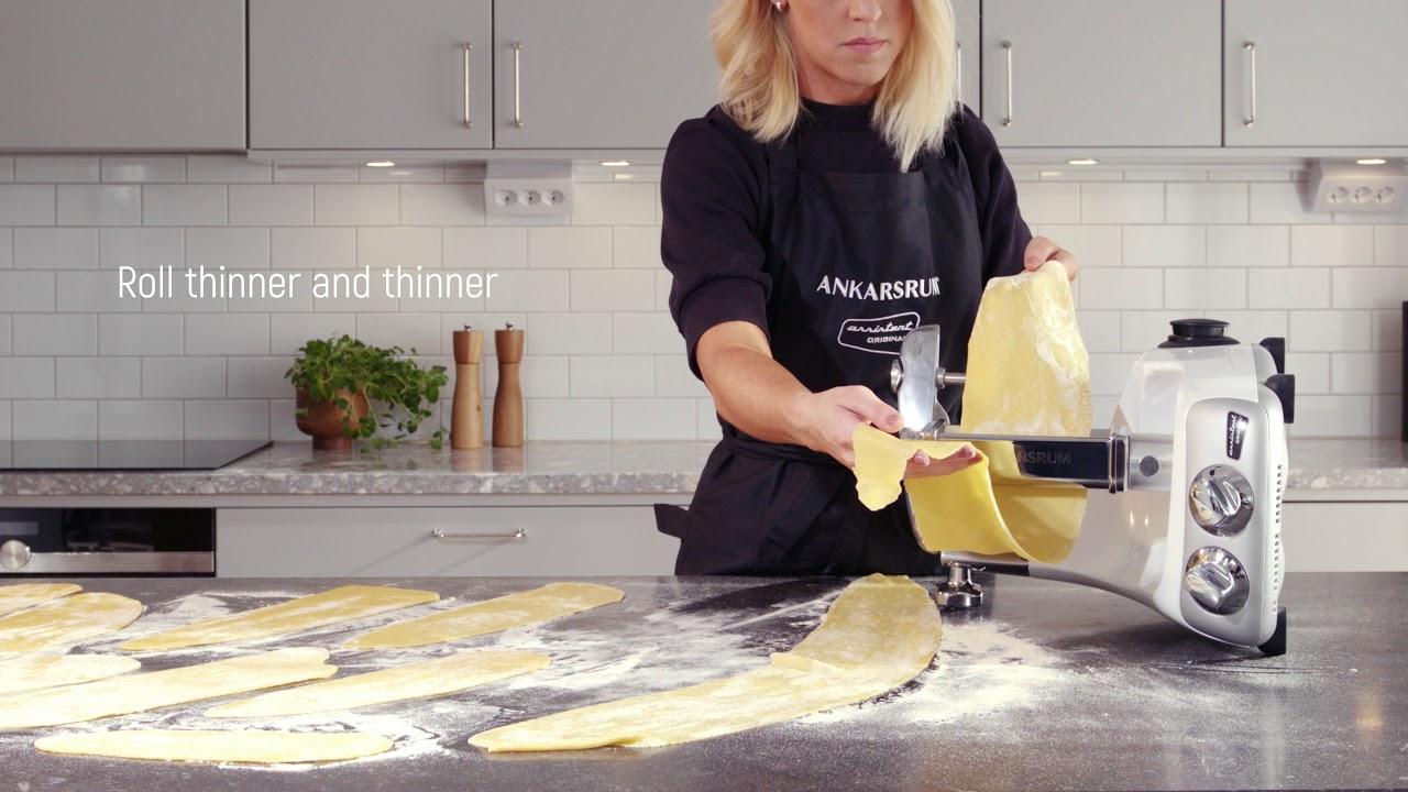Watch How to make Pasta with Ankarsrum Assistent Original | Hur man gr pasta med Ankarsrum