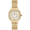 Michele Meggie MOP w/ Diamond Dial Gold-Tone Bracelet Watch, 27mm