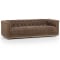 Four Hands Maxx Sofa - Size 95" - in Umber Grey Leather