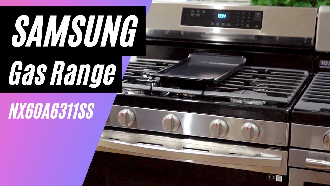 Watch Samsung NX60A6311SS 30in Gas Range