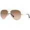 Ray-Ban Aviator Large Gold Unisex Sunglasses - RB3025 001/51 62