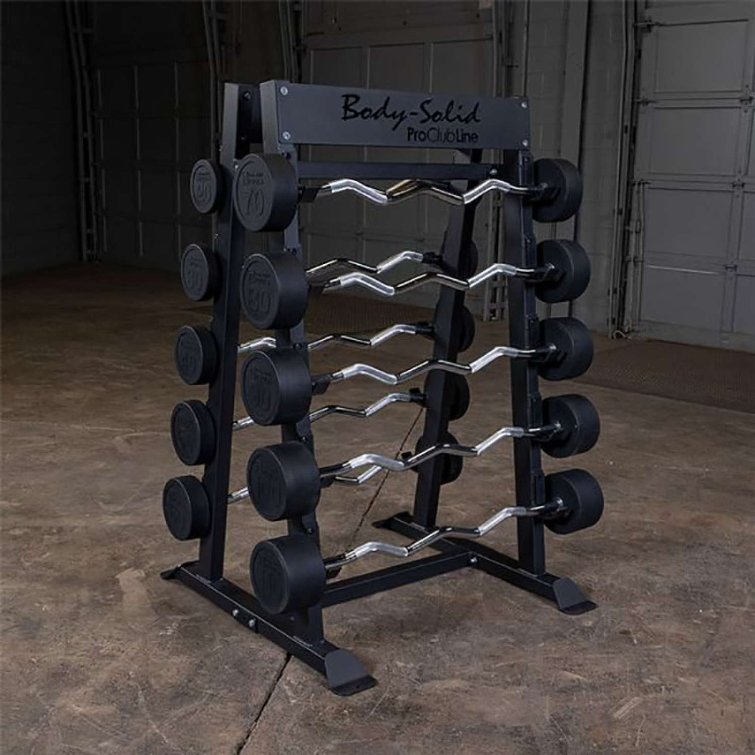 Bodyweight Exercise Rack Body-Solid Fixed Weight Barbell Rack - SBBR100 | Abt