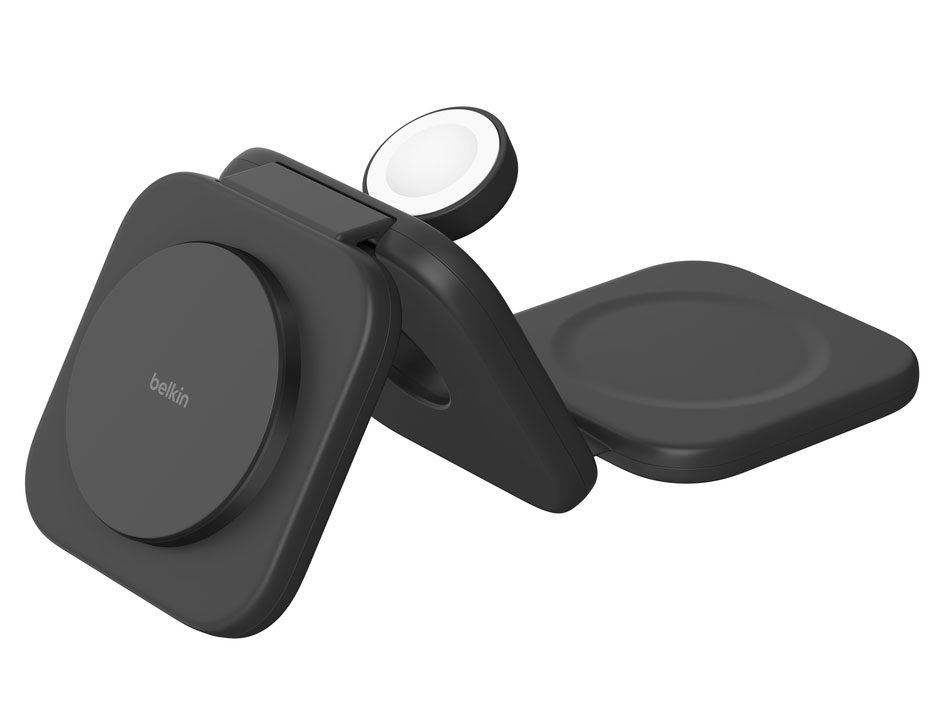 Front Angled View of Belkin Wireless Charging Pad Folded