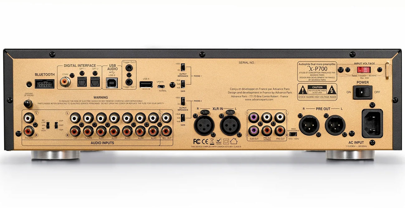 Advance Paris - X-P700 - Preamplifiers