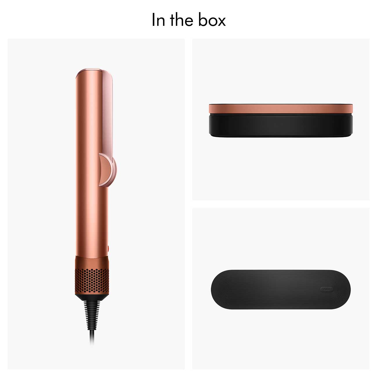 Airstrait Hair Straightener in Amber Silk Accessories Included Detail