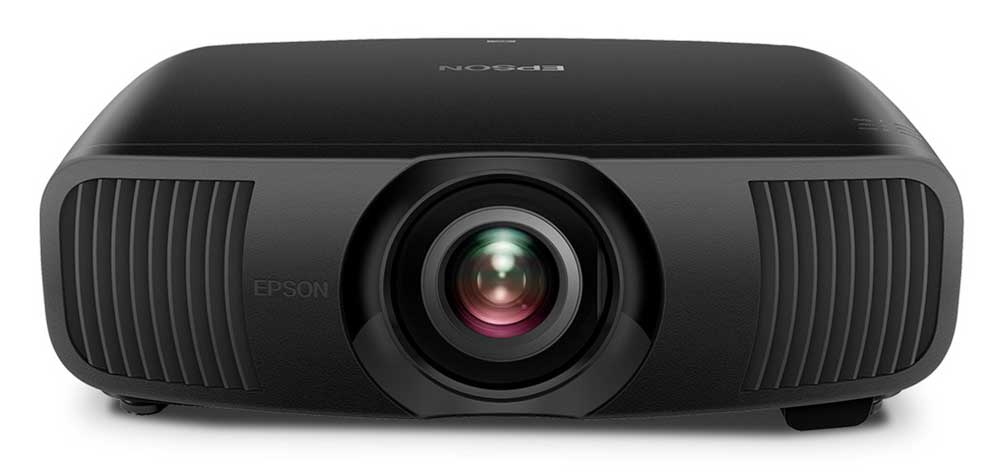 Front view of Pro Cinema LS9000 4K HDR 3LCD Laser Projector in Black
