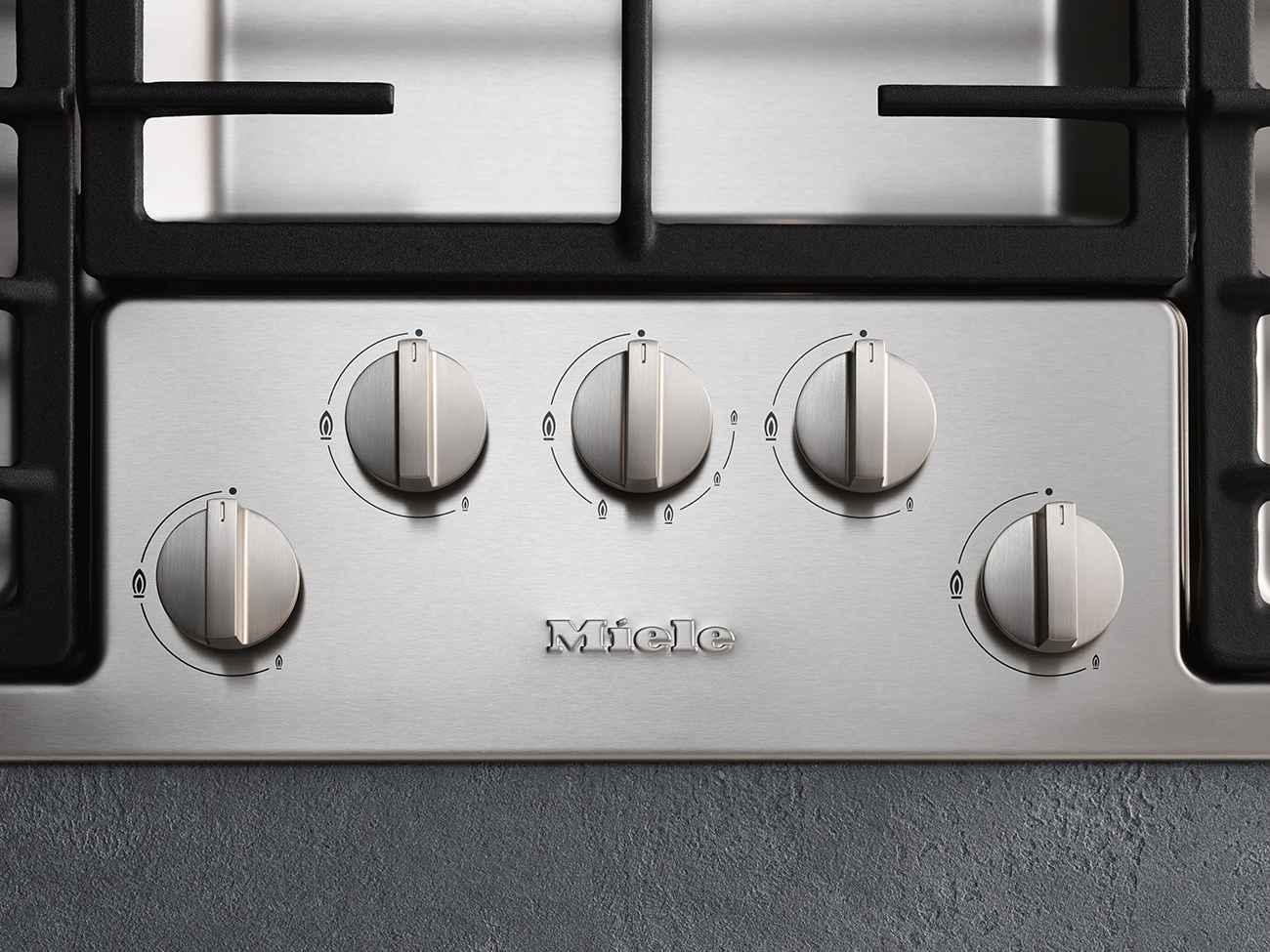 Miele 36" Stainless Natural Gas Cooktop 09450190 Abt