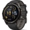 Garmin fenix 9 Pro inReach, Smartwatch 47mm in Carbon Gray DLC Titanium with Black/Pebble Gray Silicone Band