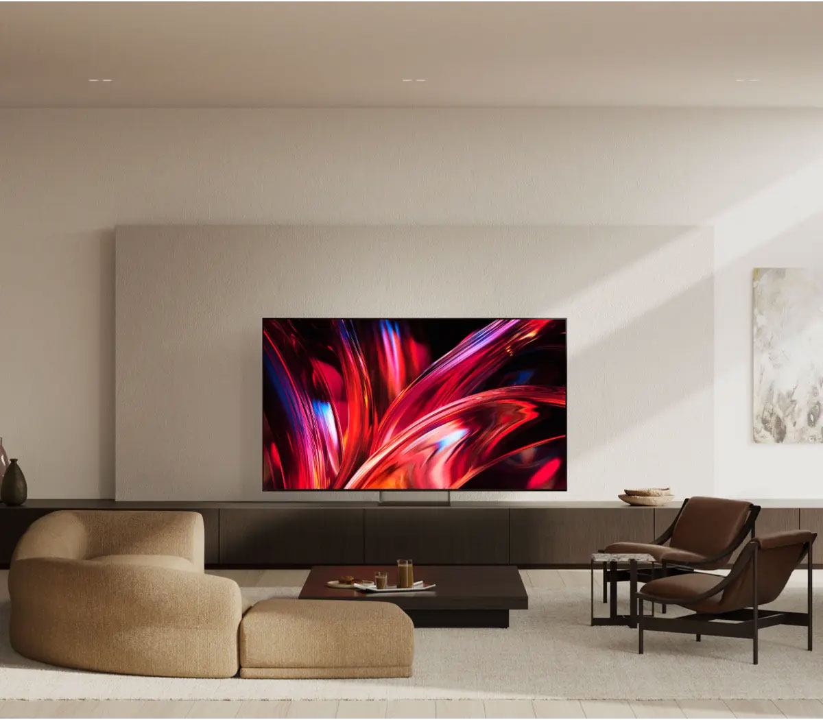 View of Sony TV in Living Room