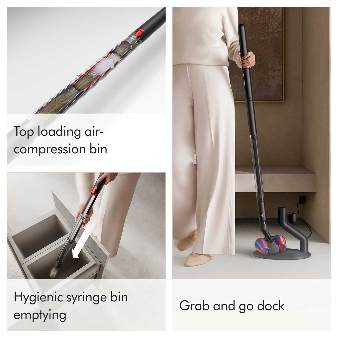 Dyson PencilVac Fluffycones Cordless Stick Vacuum Specs Detail 2