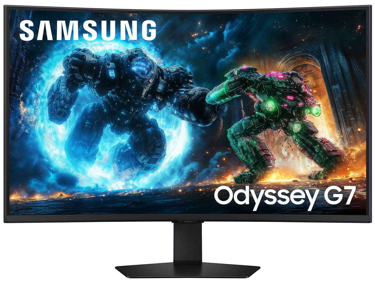 Front View of Samsung Monitor
