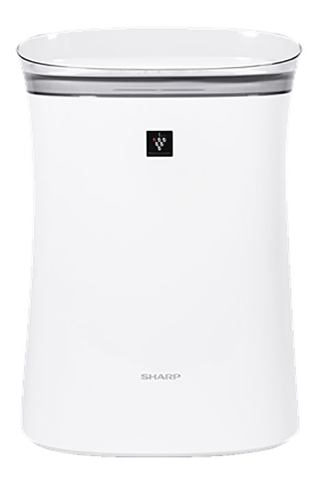 Front of a Sharp FPK50UW Air Purifier in White
