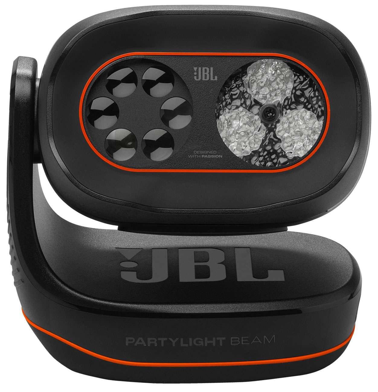 Front View of JBL PartyLight Beam