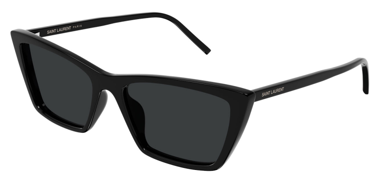 Saint Laurent SL Logo Sunglasses 54mm in Black  display picture 1