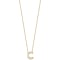 Roberto Coin 18K Yellow Gold Tiny Treasures Love Letter C Pendant With Diamonds