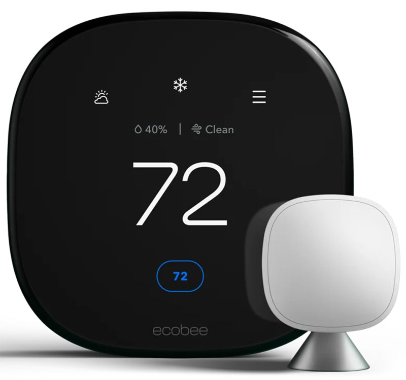 Front View Image of ecobee Thermostat