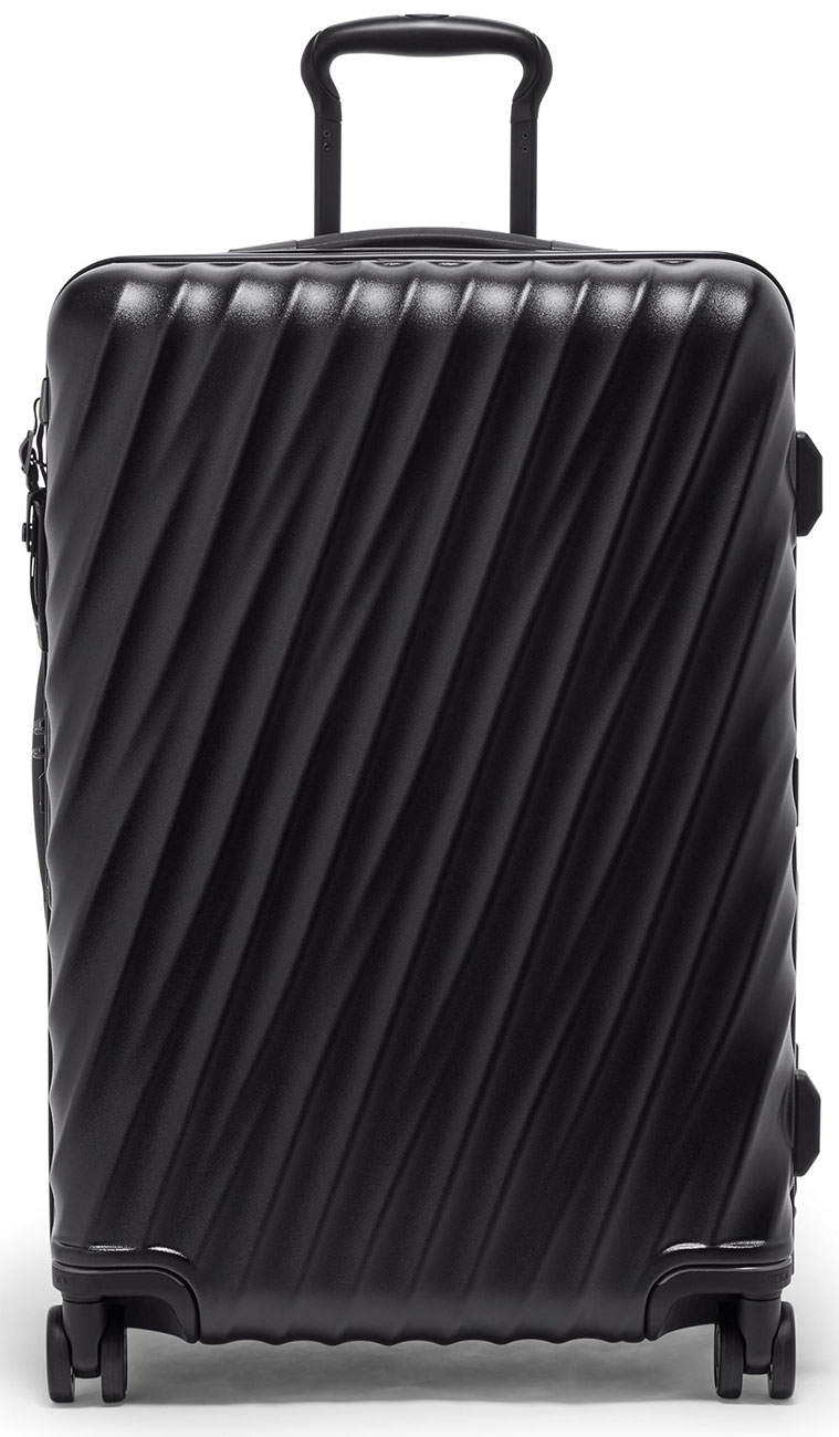 Front view of TUMI 19 Degree Short Trip Packing Case in Black