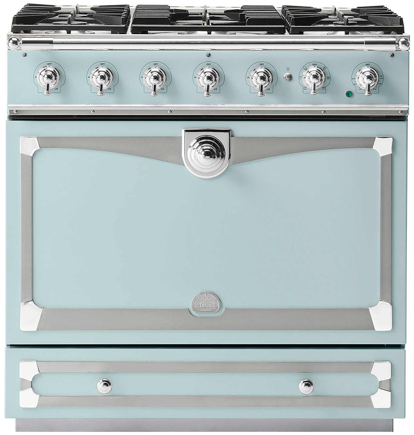 La Cornue 36" Roquefort Dual Fuel Range C9QP Abt