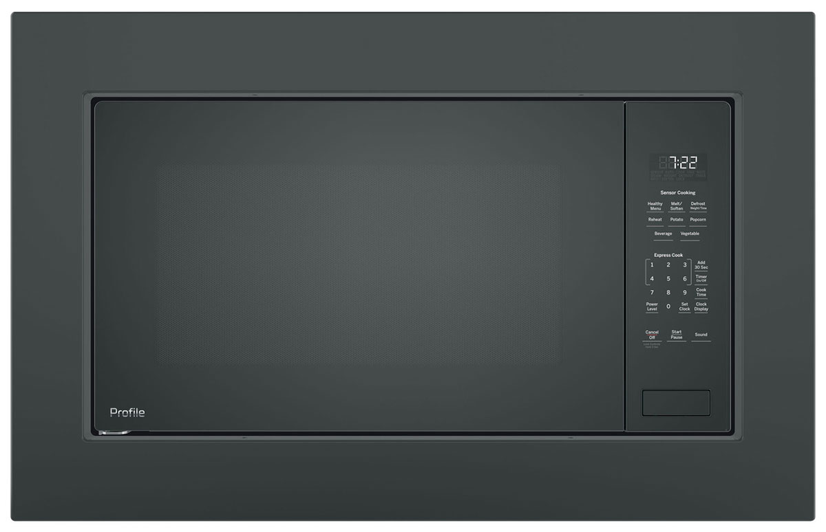 GE Profile 2.2 Cu. Ft. Black Microwave PEB7227DLBB Abt