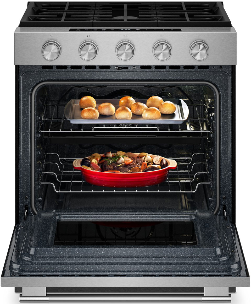 Open Food view of KitchenAid Gas Range