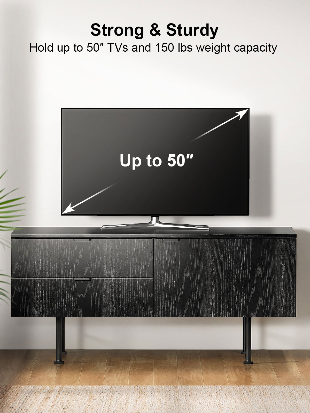 ErgoAV - ERFFS5-01BB - TV Stands & Entertainment Centers