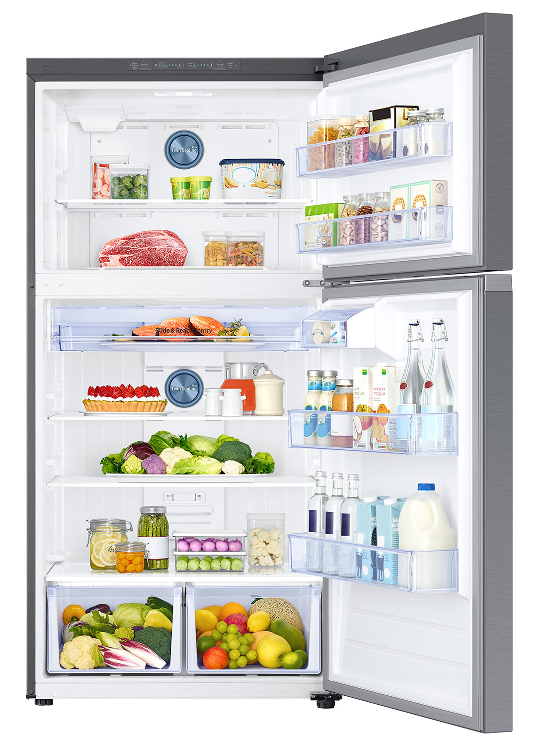 Samsung 21 Cu. Ft. Top Freezer Refrigerator RT21M6213SR/AA