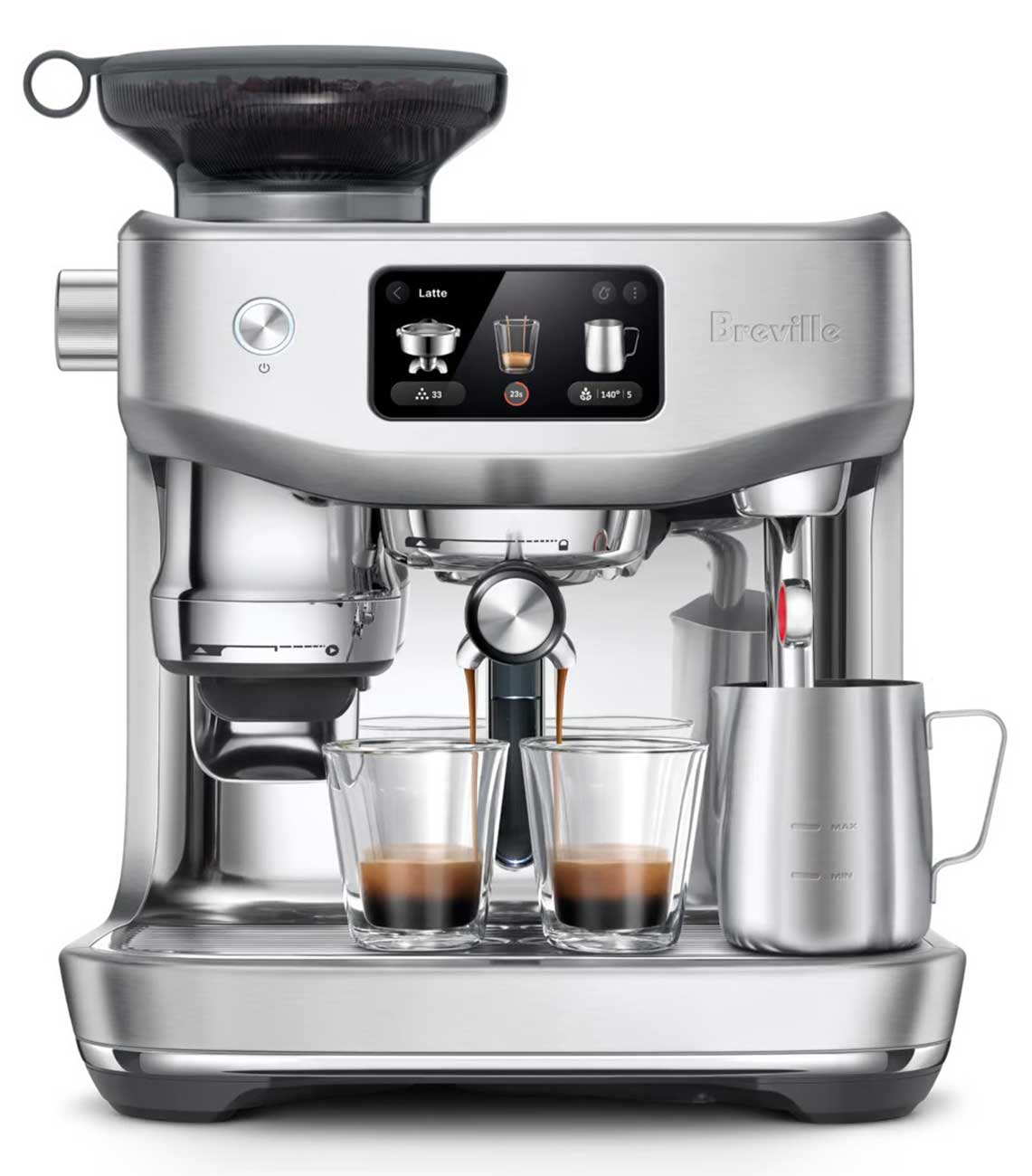 Front view of the Oracle Jet Espresso Machine