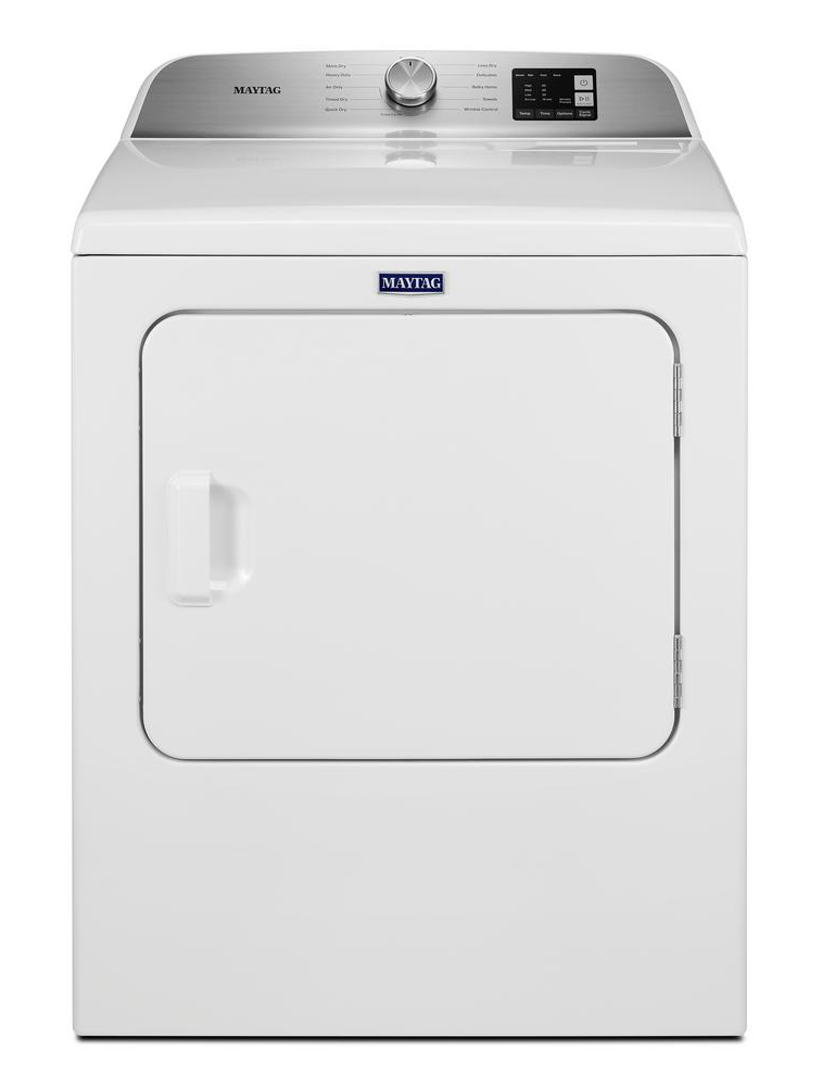 Maytag MGD6200KW 7 Cu. Ft. White Front Load Gas Dryer Abt