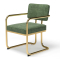 RAM Game Room Prohibition Series Game/Dining Chair in Vintage Green