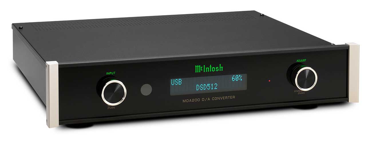 McIntosh MDA200 D/A Converter In Black MDA200 Abt