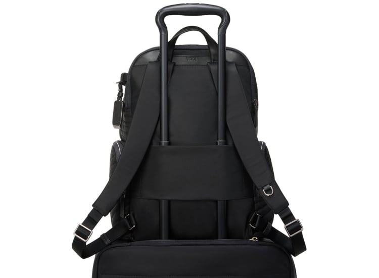tumi - voyageur celina backpack - men's Women's Work and Travel Bag - 16.0" X 10.6" X 6.5" - Holds Up to 16" Laptop This backpack is ideal for commuting Tumi Beige Voyageur Celina Backpack
