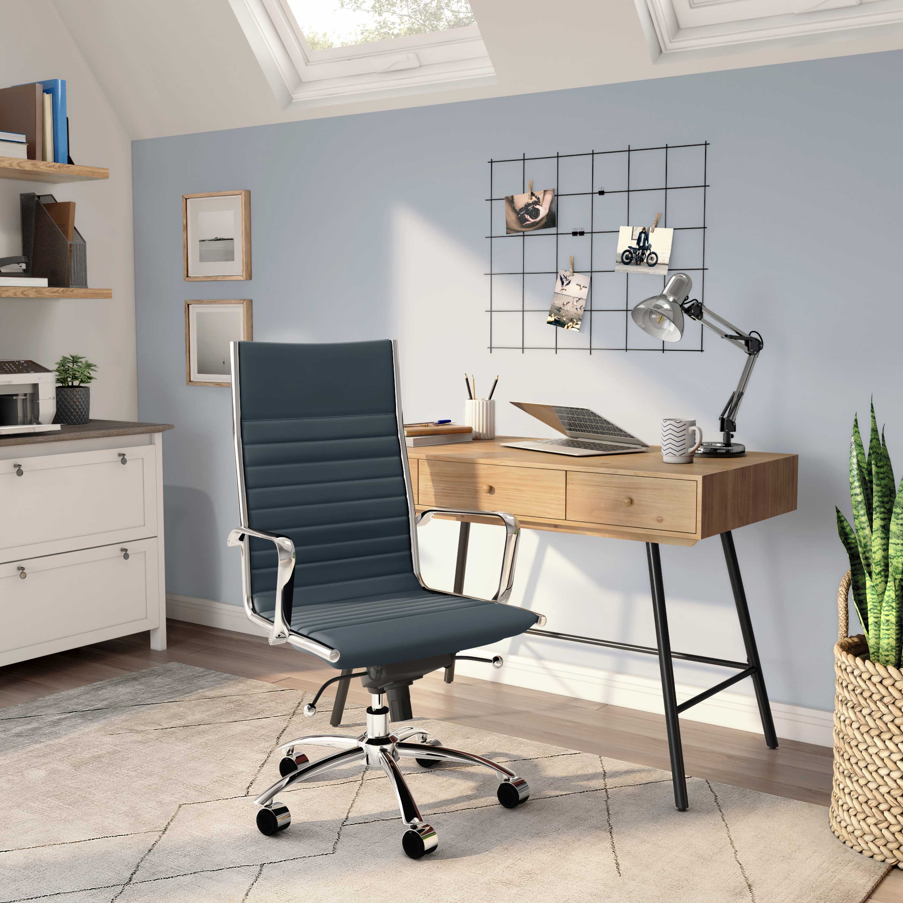Euro Style - 00675BLU - Office & Conference Room Chairs