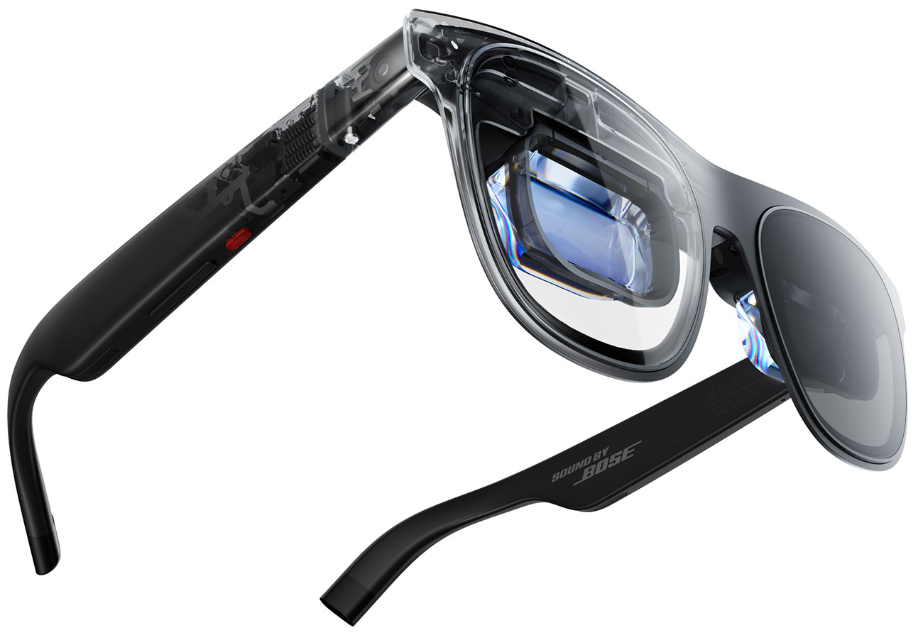 XREAL One Pro AR Glasses Medium (IPD 57-66mm) in Black - X1112-M