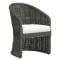 Sunset West Cabo Dining Chair in Soothe Pearl Sunbrella | Kahlua