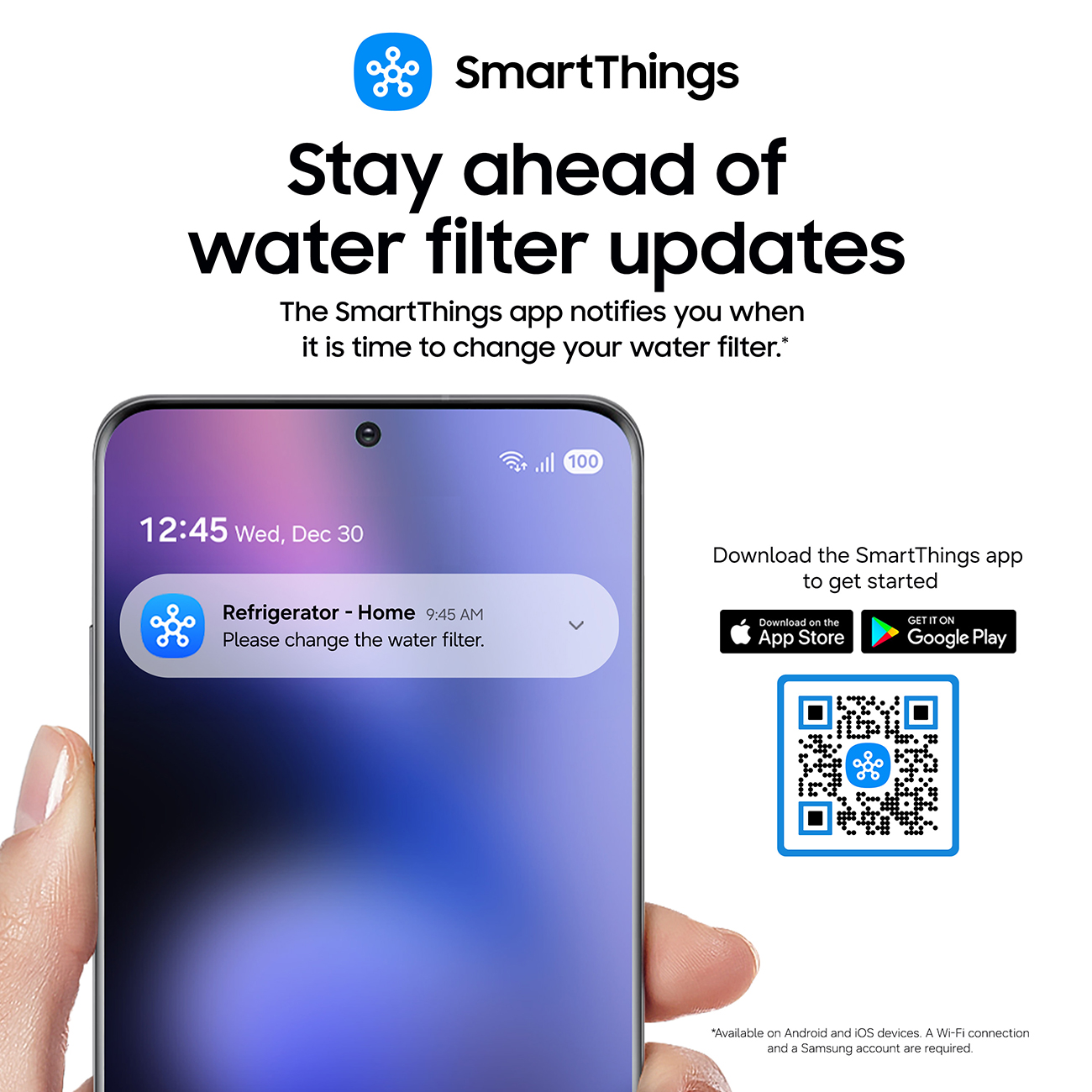 SmartThings Stay Ahead of Water Filter Updates