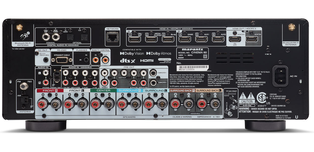 Marantz - CINEMA 60 - Audio Receivers