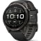 Garmin fenix 9 Pro Smartwatch 43mm in Carbon Gray DLC Titanium with Black/Pebble Gray Silicone Band